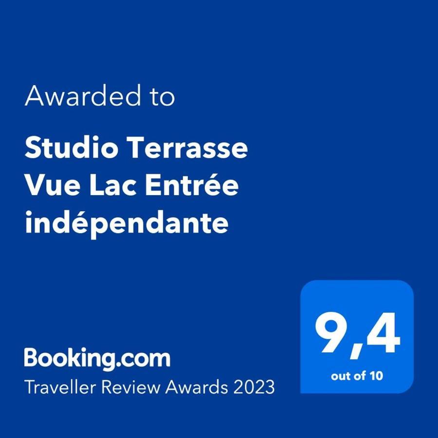 Studio Terrasse Vue Lac Entree Independante Font 外观 照片